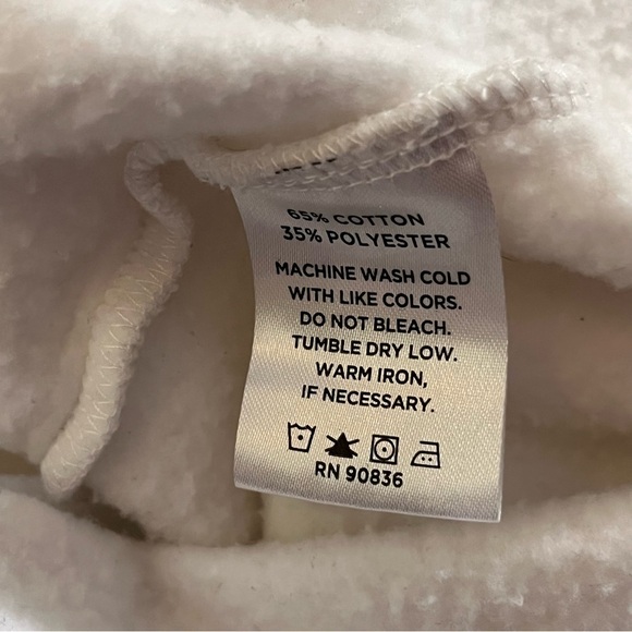 Sport-Tek Skutt Catholic Half Zip High Neck Sweatshirt White S - Picture 5 of 5